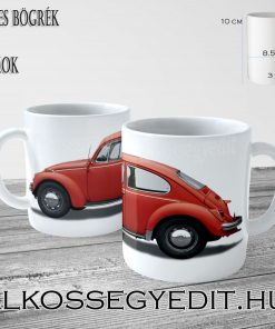 VW Bogár autós bögre