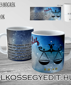 Merleg horoszkópos bögre