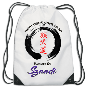 Foto bolsa de gimnasia karate