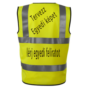 Warnweste Rücken editierbar