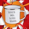 Taza Esmaltada Blanca Te Ge
