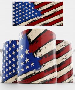 Amerikai zászlós bögre