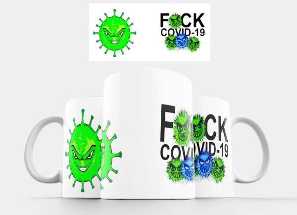Fuck Covid bögre - Image 1